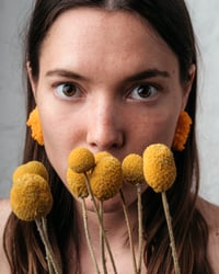 Image 2 of Sugar Turmeric Earrings