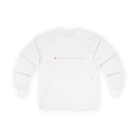Image 1 of Anime Sakura Long Sleeve T-Shirt – “Bloom in Your Own Time” Unisex Graphic Tee