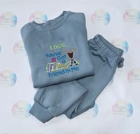 Image 1 of Personalised Toy Story Inspired Tracksuit | You've Got a Friend in Me Outfit | Custom Name Kids Loun