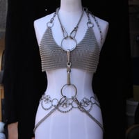 Image 2 of Stainless steel chainmail bra top
