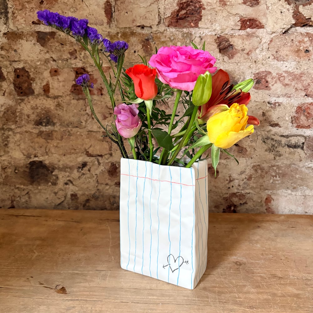 Image of Folded Paper Vase 