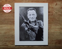 Image 1 of Bruce Springsteen - (Original Drawing) - SOLD!!
