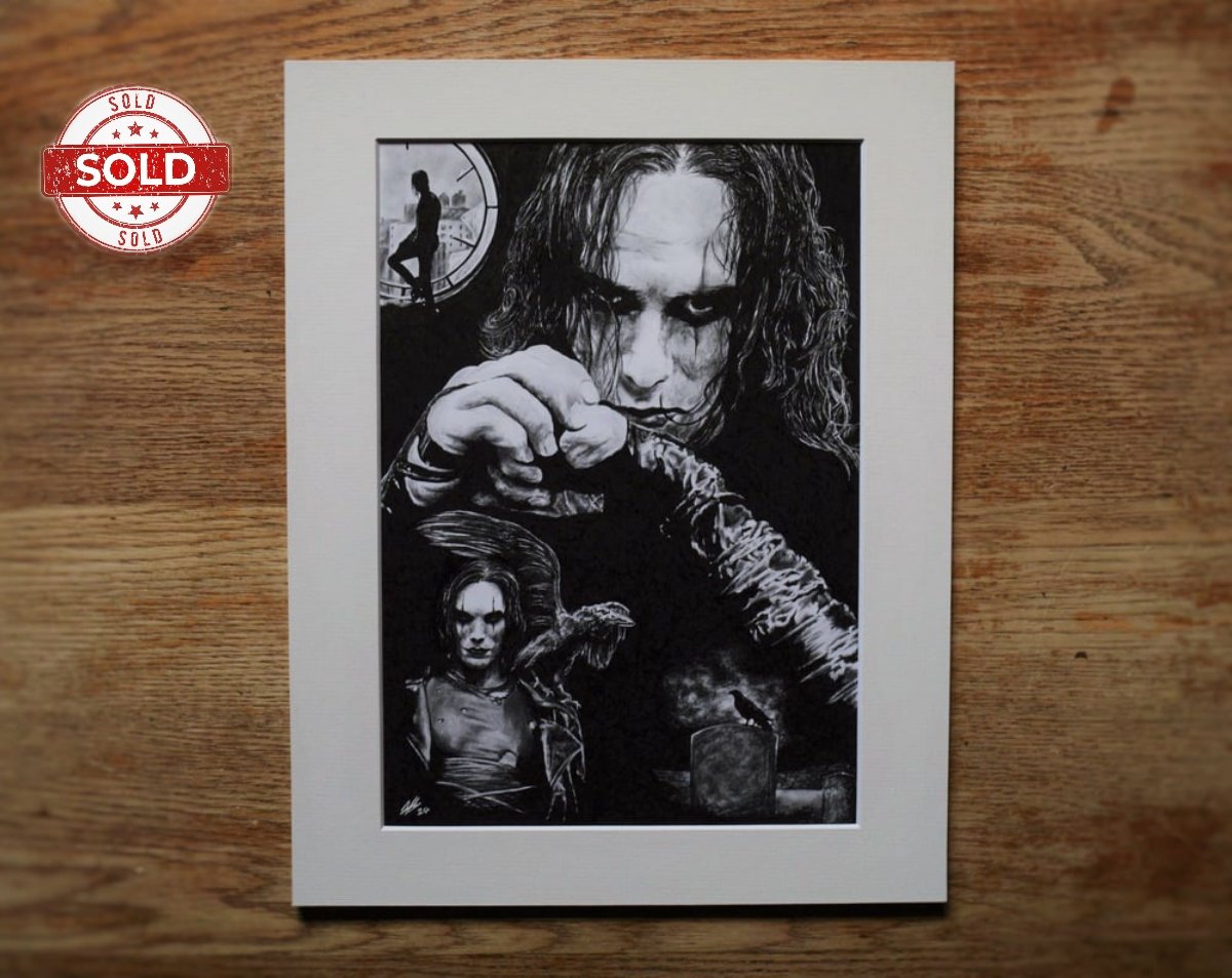 Ciarán Duffy Art — The Crow - (Original Drawing) - SOLD!!