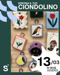 Disegna il tuo ciondolino su ceramica