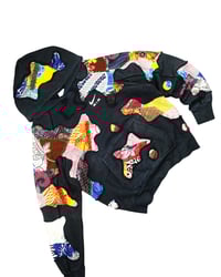 Image 2 of Re-worked 1 of 1 Nike  Batik Flow Patchworks Hoodie size L