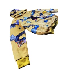 Image 5 of Re-worked 1 of 1 Cracky Batik Patchworks Hoodie Size M
