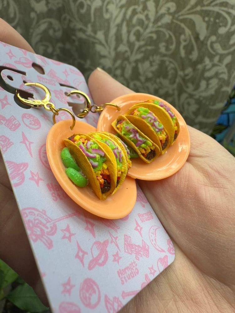 Image of Three Tacos Earrings 
