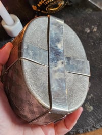 Image 8 of Altar Box for Manifesting, Charging, Spellwork and Intention Setting - Metal with Bow