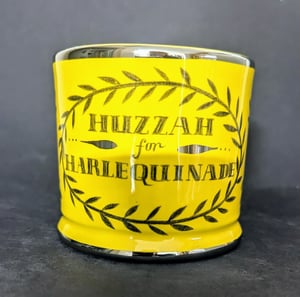 Huzzah for Harlequinade mug