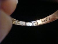 Image 3 of EDWARDIAN 9CT TURQUOISE AND PEARL EVIL EYE RING 1.5G