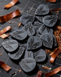 Image 1 of 🎸 20 Black Delrin® JazzIII Style Picks 🎶