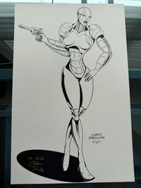 Image 2 of ASTRID | Nomad Star | Rebel Robot 11x17 (F.E. SIGNED)
