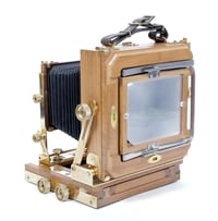 Image 4 of Zone VI (gold plated) 4X5 Camera w/ 150mm+210mm Lenses +Holders +film +fresnel (#1917)
