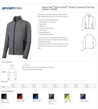 Image 2 of ROE 9 LTC Stretch Full Zip Jacket Unisex