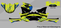Alpinestar SM10 Action2 ECE Yellow Blue