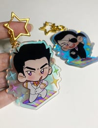Image 1 of Yakuza 0 Kiryu & Majima Keychain
