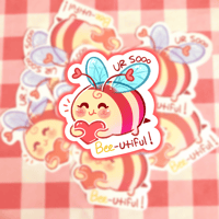 Image 1 of So Bee-utiful! Valentine's Day Sticker