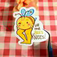 Image 2 of Bees Knees Valentine's Day Sticker