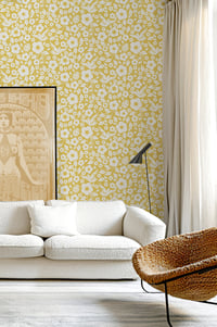 Image 1 of Folk Rock Wallpaper - Mustard
