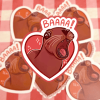 Image 2 of Silly Sea Lion Sticker