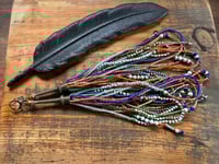 Image 5 of ‘Movement' . Beaded Tassel  earrings II