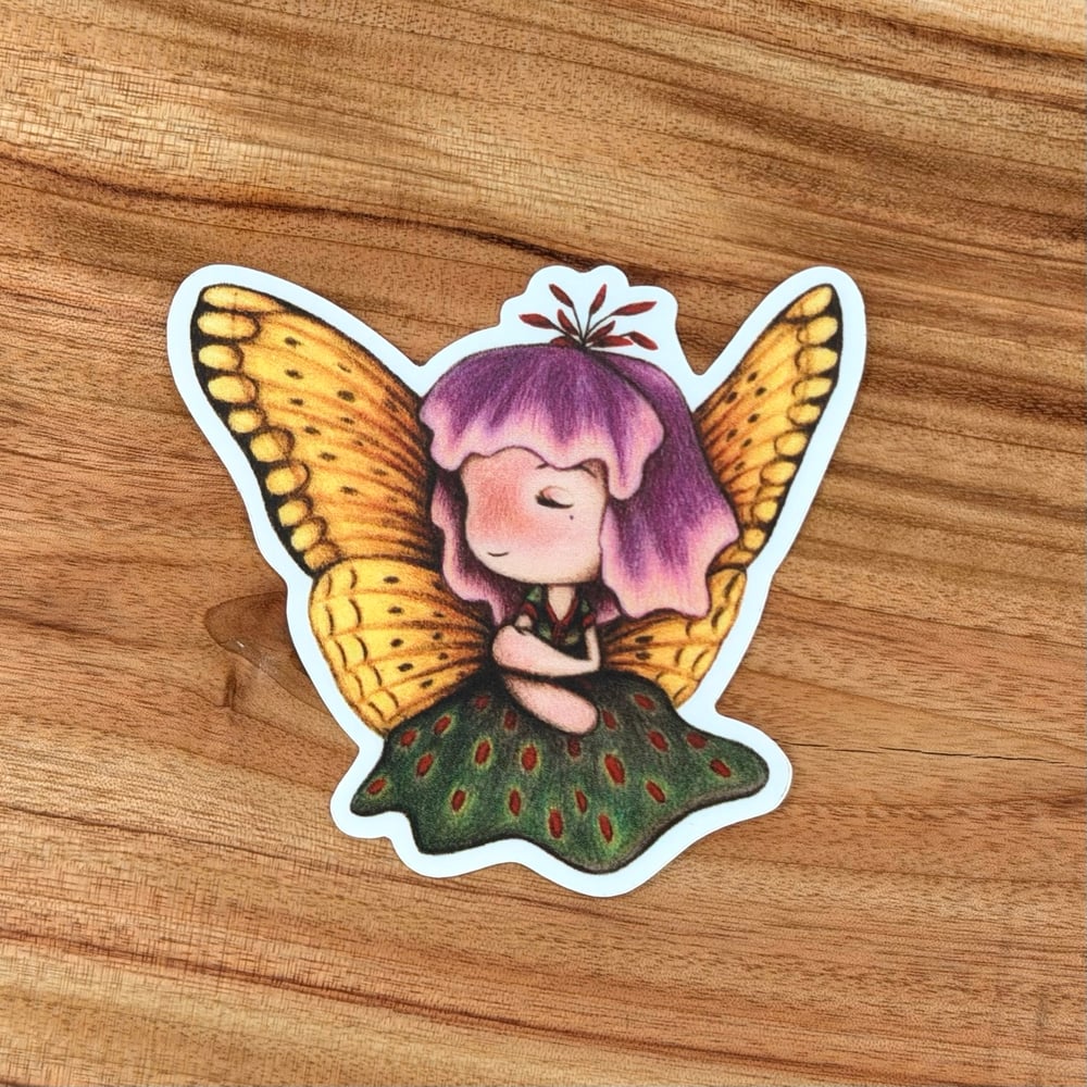 Image of Flower Girl Vinyl Sticker