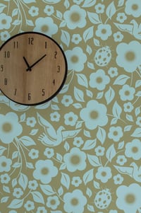 Image 2 of Folk Rock Wallpaper - Powder Blue