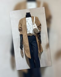 Image 1 of GABARDINA BOMBER CAMEL 