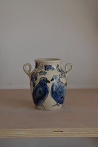 Collared Doves Vase