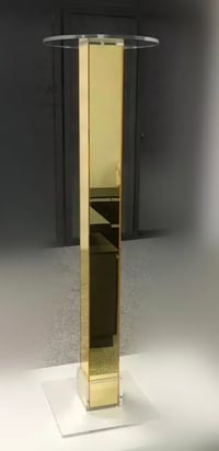 Image 1 of Acrylic gold flower stand 