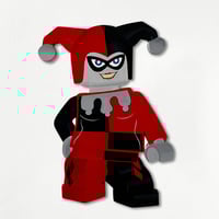 Lego Harley Quinn Painting