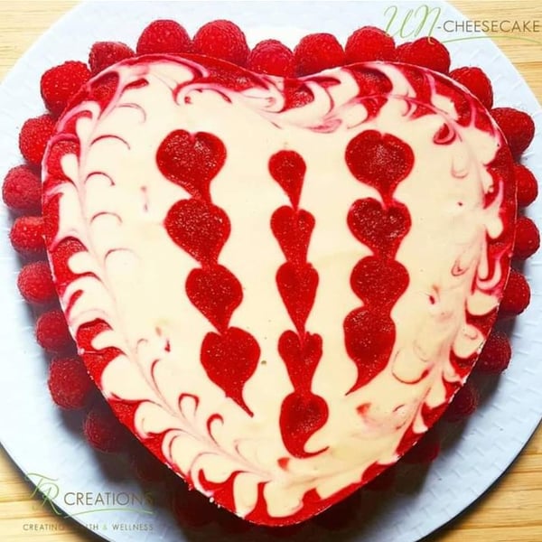 Image of 6" I Luv U UN-Cheesecake®   Valentin Pre-Orders Only  Delivery Feb 13th