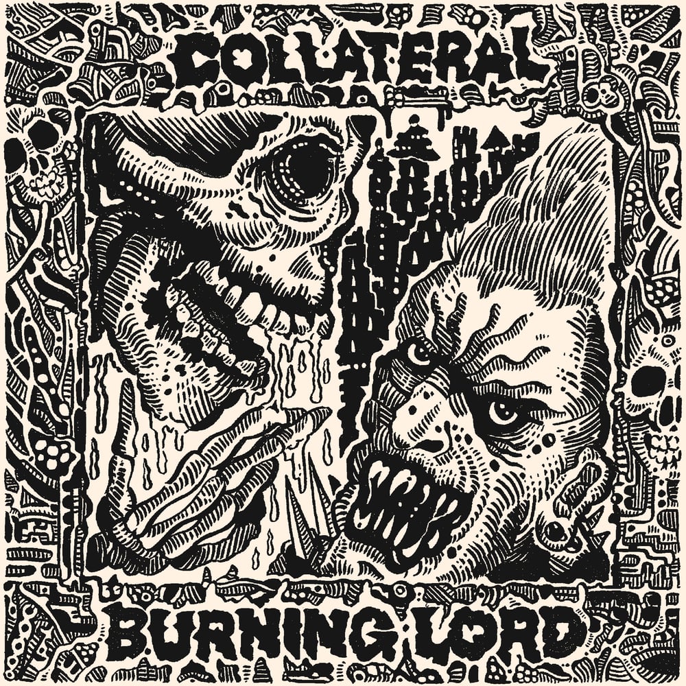 Image of COLLATERAL / BURNING LORD - SPLIT 7" EP