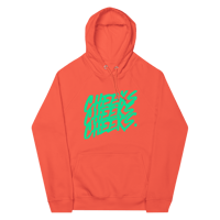 Image 2 of Orange “CHEEKS” Hoodie by Salonee Outerwear