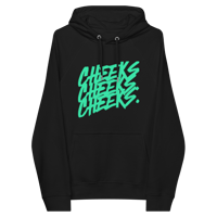 Image 3 of Black “CHEEKS” Hoodie by Salonee Outerwear