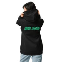 Image 4 of Black “CHEEKS” Hoodie by Salonee Outerwear