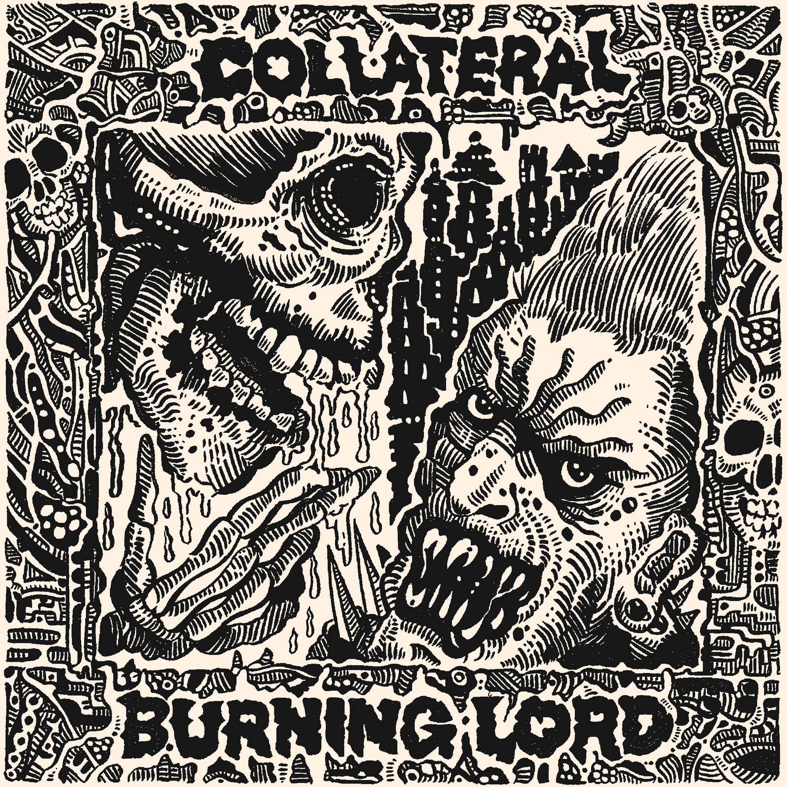COLLATERAL / BURNING LORD - SPLIT 7” | Fortress Records