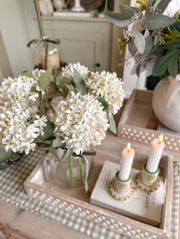 Image 1 of White Ditsy Hydrangeas ( set of 6 )