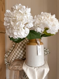 Classic White Giant Hydrangeas ( set of 2 )
