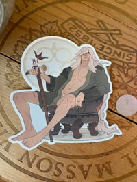 Image 2 of AZ | Lounging Senior Sticker