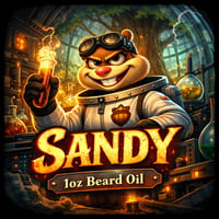 Sandy Cheeks (Sweet fizz, toasted grit, Texas brains in a bottle)
