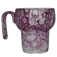 Image 1 of Purple Rain - Artisan hand glazed ErgoCup, 10 oz