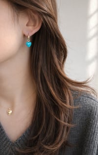 Image 5 of Soft Orbit Huggie Hoop Earrings