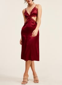 Image 4 of Be Mine Satin Dress