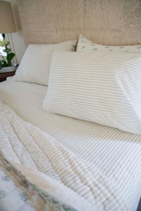 Image 1 of Dove Stripe Pillowcase