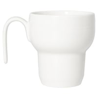 Image 1 of Gloss White - ErgoCup  by ergo-ware, 10 oz.