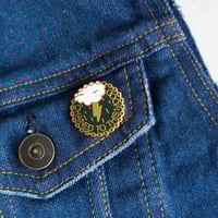 Image 2 of Stay Home Club x AF - Chained to This Mood Enamel Pin