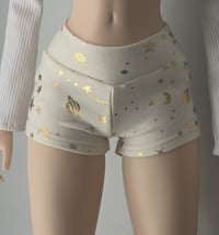 Image 1 of Beige Galaxy Hot Pants