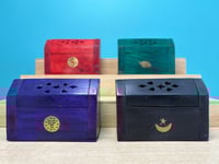 Image 1 of Vibrant Wood Incense Cone Holder - Mini 