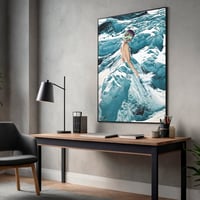 Image 1 of "Mountains Within" Framed Canvas